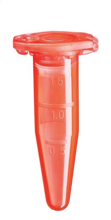 Eppendorf North America Tubes 22363280 Safe-Lock, 1.5 mL, Red - MDL-EPP1088 - 500 Each