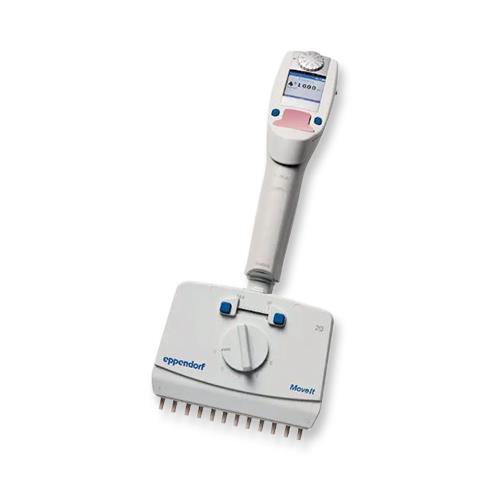 Eppendorf North America Pipette Pipettor, Xplorer Plus, Pnk, 12Ch, Promo, 1-20 uL - 4861000782 - 1 Each