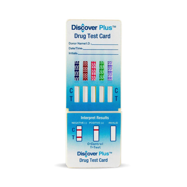 American Screening Discover Plus Dip Card, 5-Panel - DISP-DOA-154N - 25 Each