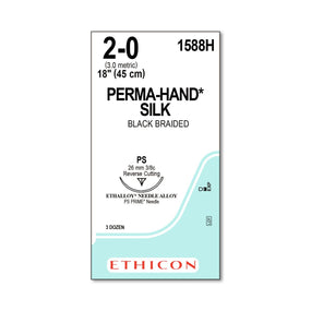 Ethicon Ethicon Perma-Hand Silk Suture 1588H - 36.0 Each