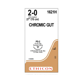 ETHICON Precision Point Chromic Gut Absorbable Suture 1621H 36 Each - MDL-ETH1621H