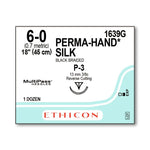 Ethicon Ethicon Perma-Hand Silk Suture 1639G - 12.0 Each