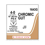 ETHICON Precision Point Chromic Gut Absorbable Suture 1643G 12 Each - MDL-ETH1643G