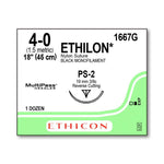 ETHICON Precision Point Nonabsorbable Nylon Monofilament Sutures 1667G 1 Each - MDL-ETH1667GEA