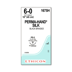 Ethicon Ethicon Perma-Hand Silk Suture 1675H - 36.0 Each