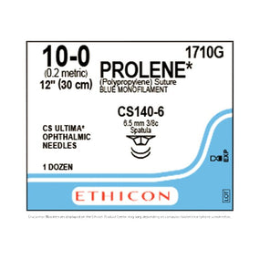 Ethicon Prolene Nonabsorbable Blue Monofilament Sutures 1710G - 12.0 Each - MDL-ETH1710G
