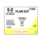 ETHICON Surgical Gut Suture, Plain 1735G 12 Each-MDL-ETH1735G