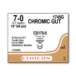 Ethicon Ultima Spatula Chromic Gut Absorbable Sutures 1745G - 12.0 Each