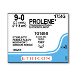 Ethicon Prolene Polypropylene Nonabsorbable Sutures 1754G - 12.0 Each - MDL-ETH1754G
