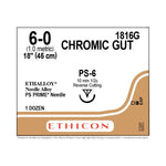 ETHICON Precision Point Chromic Gut Absorbable Suture 1816G 12 Each - MDL-ETH1816G
