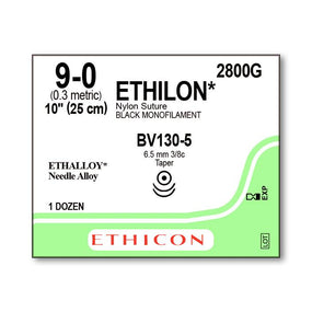 Ethicon Ethilon Taper Point Sutures 2800G - 12.0 Each