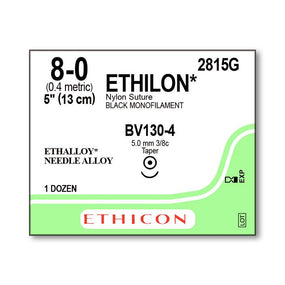 Ethicon Ethilon Taper Point Sutures 2815G - 12.0 Each