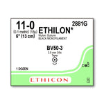 Ethicon Ethilon Taper Point Sutures 2881G - 12.0 Each
