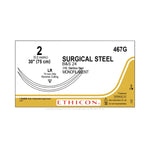 Ethicon Reverse-Cutting Stainless-Steel Nonabsorbable Sutures 467G - 12.0 Each - MDL-ETH467G