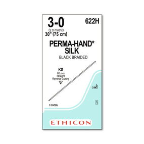 Ethicon Ethicon Perma-Hand Silk Suture 622H - 36.0 Each