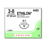 Ethicon Reverse Cutting Ethilon Sutures 642G - 12.0 Each - MDL-ETH642G