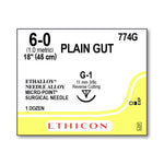ETHICON Micropoint Reverse Cutting Plain Gut Sutures 774G 12 Each - MDL-ETH774G