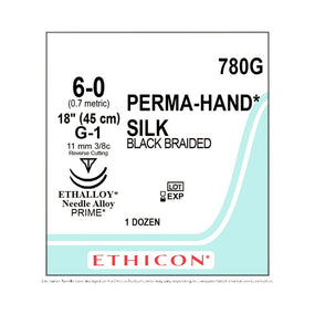 Ethicon Ethicon Perma-Hand Silk Suture 780G - 12.0 Each