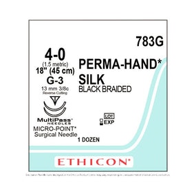 Ethicon Ethicon Perma-Hand Silk Suture 783G - 12.0 Each