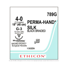 Ethicon Ethicon Perma-Hand Silk Suture 789G - 12.0 Each
