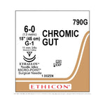 ETHICON Ethicon Chromic Gut Surgical Sutures 790G 12 Each - MDL-ETH790G