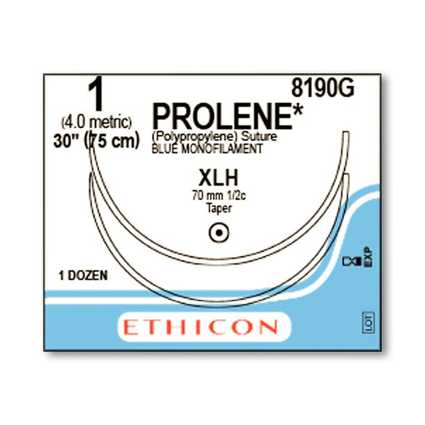 Ethicon Prolene Polypropylene Suture 8190G - 12.0 Each