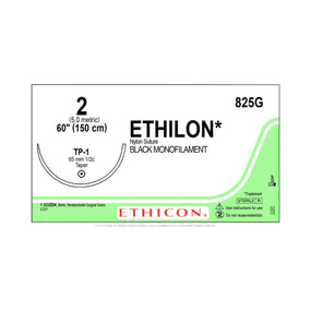 Ethicon Ethilon Taper Point Sutures 825G - 12.0 Each