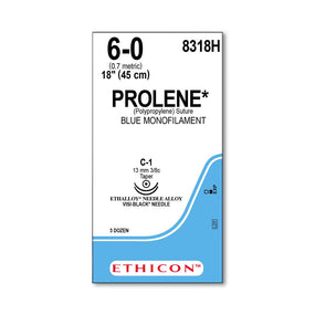 Ethicon Prolene Polypropylene Suture 8318H - 36.0 Each