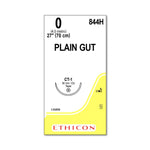 Ethicon Taper Point Plain Gut Absorbable Sutures 844H - 36.0 Each