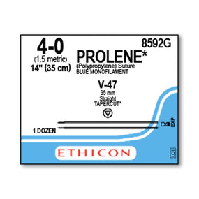 Ethicon Prolene Polypropylene Suture 8592G - 12.0 Each