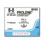 Ethicon Prolene Polypropylene Suture 8618G - 12.0 Each