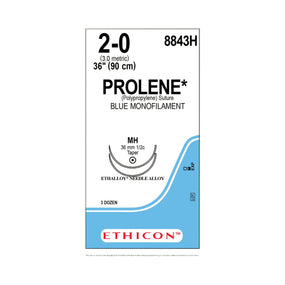 Ethicon Prolene Polypropylene Suture 8843H - 36.0 Each