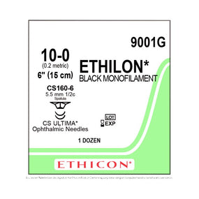Ethicon Ultima Spatula Ethilon Sutures 9001G - 12.0 Each