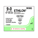 Ethicon Ultima Spatula Ethilon Sutures 9036G - 12.0 Each