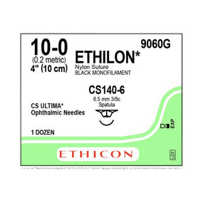 Ethicon Ultima Spatula Ethilon Sutures 9060G - 12.0 Each