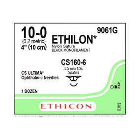 Ethicon Ultima Spatula Ethilon Sutures 9061G - 12.0 Each