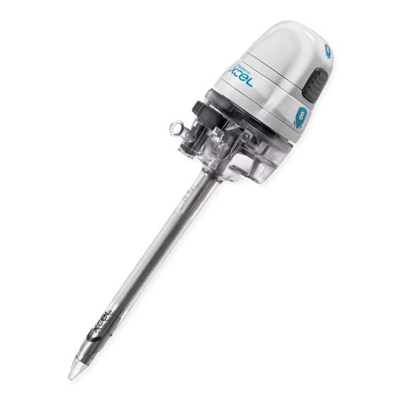 Endopath XCEL Bladeless Trocars with Optiview Technology - B8LT - 6 Each - MDL-ETHB8LT