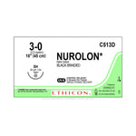 Ethicon Nurolon Nonabsorbable Sutures C513D - 12.0 Each - MDL-ETHC513D