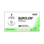 Ethicon Nurolon Nonabsorbable Sutures C520D - 12.0 Each - MDL-ETHC520D