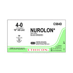 Ethicon Nurolon Nonabsorbable Sutures C584D - 12.0 Each - MDL-ETHC584D