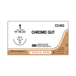 Ethicon Taper Point Chromic Gut Absorbable Suture CC40G - 12.0 Each - MDL-ETHCC40G