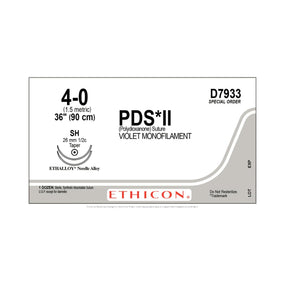 ETHICON PDS-II Sutures D7933 12 Each - MDL-ETHD7933