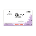 ETHICON Coated Vicryl Plus Sutures D8003 12 Each - MDL-ETHD8003