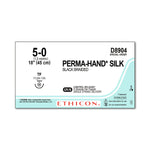 ETHICON Ethicon Hand-Braided Silk Sutures D8904 12 Each - MDL-ETHD8904