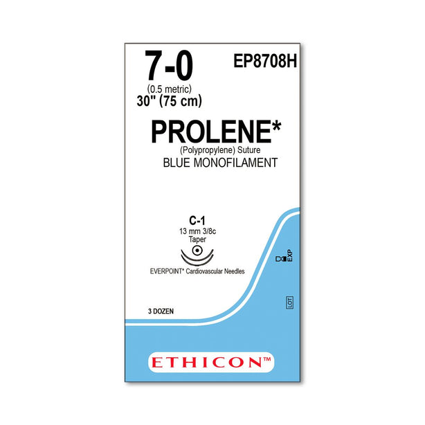 Ethicon Prolene Polypropylene Suture EP8708H - 36.0 Each