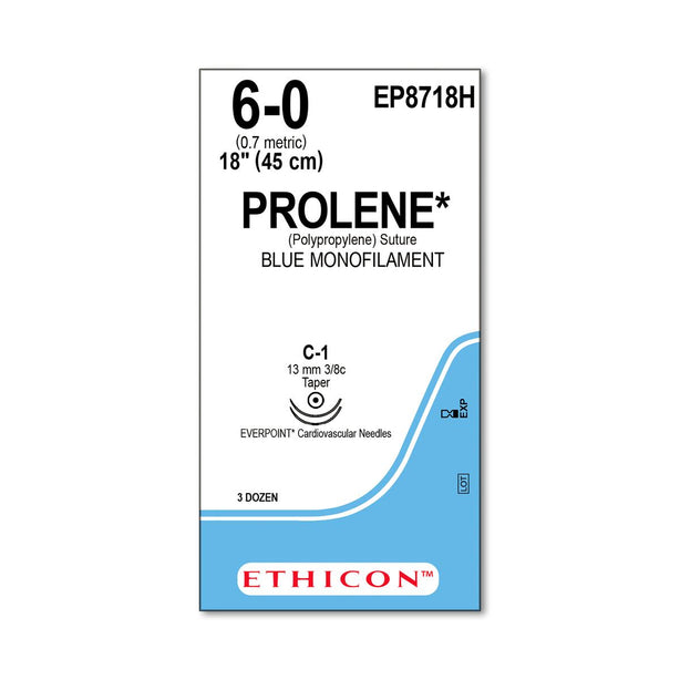 Ethicon Prolene Polypropylene Suture EP8718H - 36.0 Each