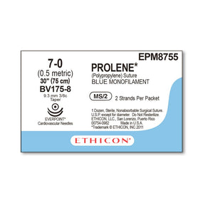 Ethicon Prolene Polypropylene Suture EPM8755 - 12.0 Each