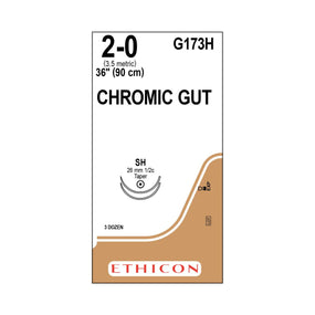 Ethicon Taper Point Chromic Gut Absorbable Suture G173H - 36.0 Each - MDL-ETHG173H