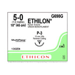 ETHICON Precision Point Nonabsorbable Nylon Monofilament Sutures G698G 12 Each - MDL-ETHG698G