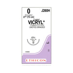 Ethicon Taper Point Vicryl Synthetic Absorbable Sutures J260H - 36.0 Each